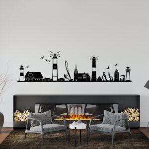 Wandtattoo Skyline Sylt