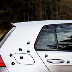 Autoaufkleber Hundepfote