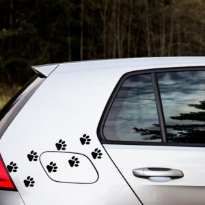 Autoaufkleber Katzenpfote